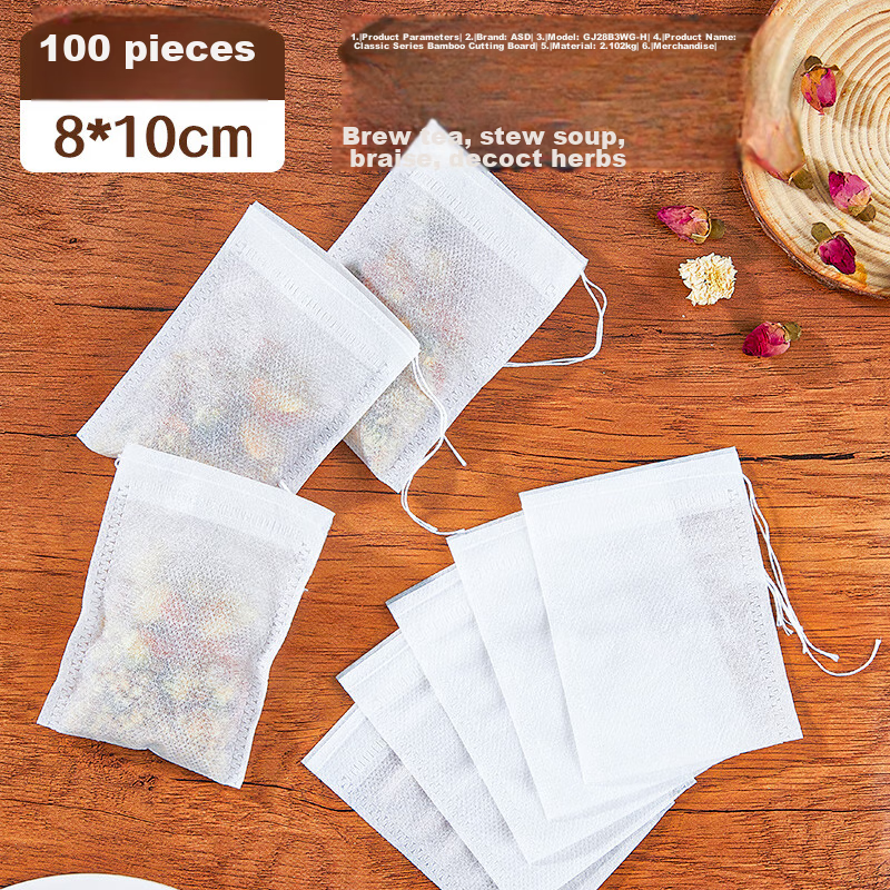 SHUANG YU Non-Woven Filter Bags Tea Bags Herbal Medicine Bags 100 Spice Bags Braising Seasoning Bags Disposable Decoction Bags Spice Bags