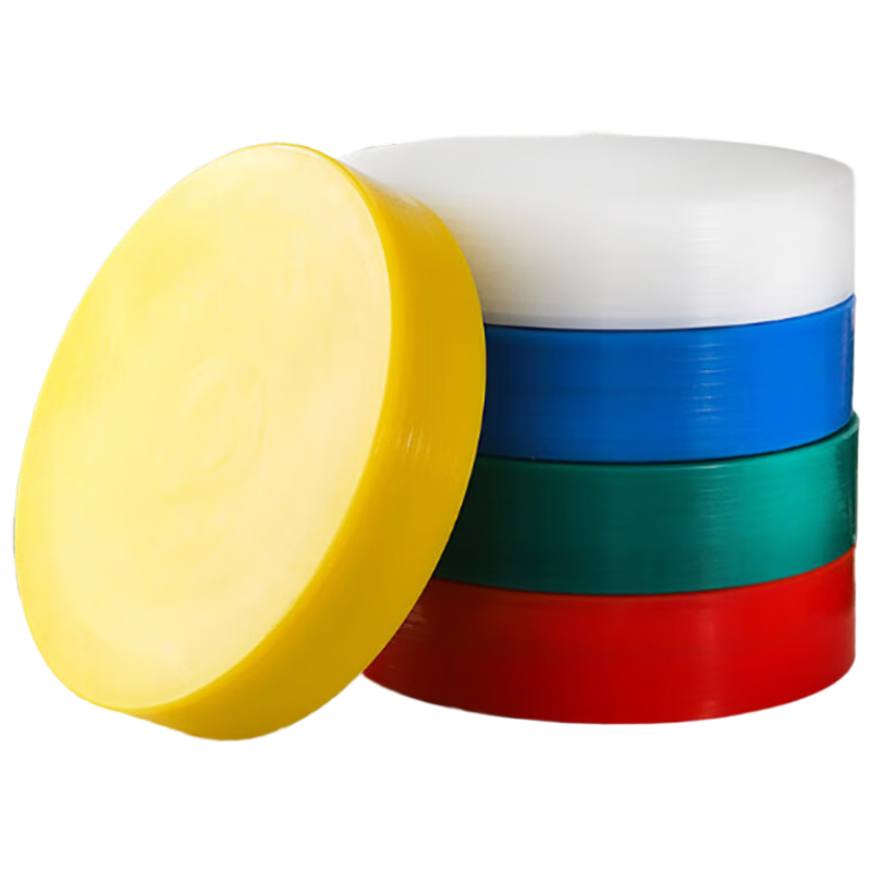 Universal Round PE Layered Cutting Board 45x10cm Thickened Bone Chopping Meat Cutting Board Green