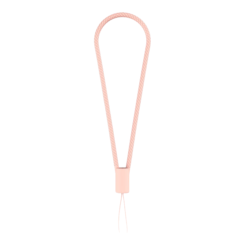 ESCASE Phone Lanyard Wrist Strap Camera Silicone Wallet USB Drive Key ID Card Xiaomi 15 Huawei Mate 80/70 Pro Honor 400 Smartphone Soft Case ES-XS4 Barbie Pink