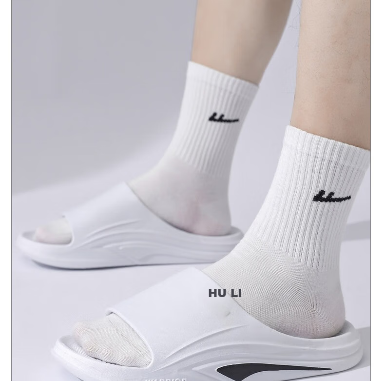 Huili Solid Color Indoor/outdoor Men's Thick-Soled Squishy Non-Slip Lightweight Sandals HL39831 Khaki Size 46-47 17
