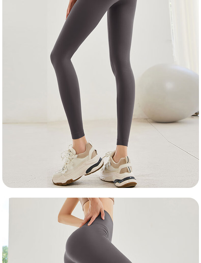 XUEXIMAN High-Waisted Yoga Pants for Women with Butt-Lifting Effect, Running Sports Leggings, Base Layer Fitness Yoga Wear for Summer 22