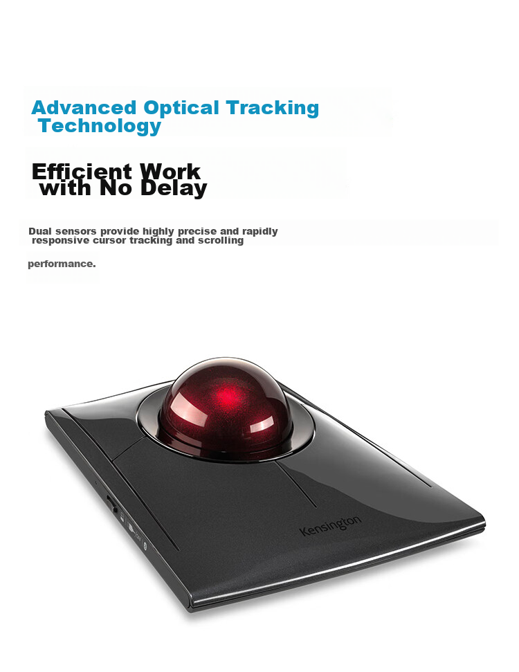 Kensington SlimBlade™ Pro Wireless Trackball, Ergonomic Mouse, Design for Home And Office Use, Professional Drawing Mouse for Graphic Designers, K72081 6