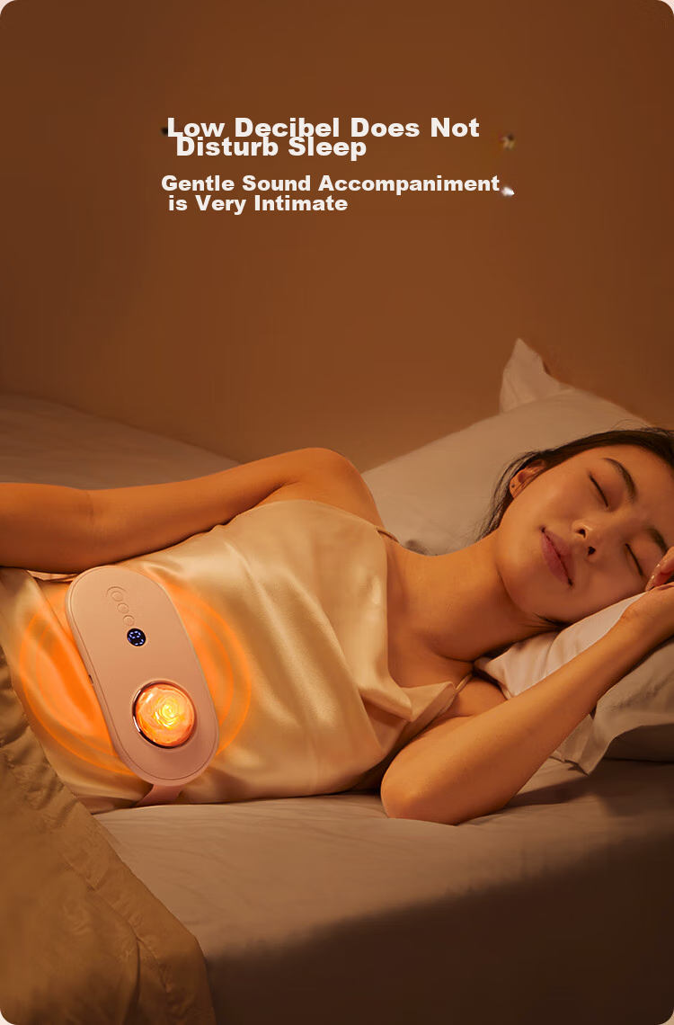 JD Original [Gift Box] Eternal Flower Waist Massager, Uterus-Warming Belt, Menstrual Aid, Period Pain Relief, Hot Compress, Back Massage Device, Gift for Boyfriend Or Girlfriend 8