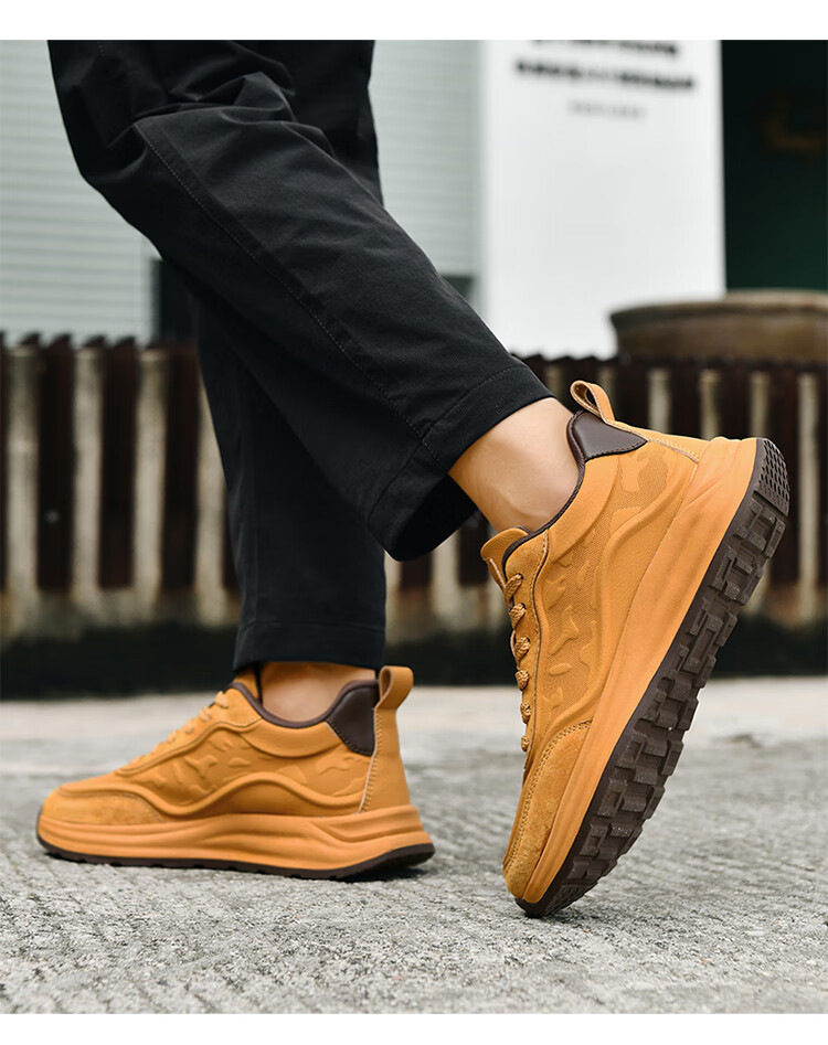 CARTELO Men's New Shoes for Summer And Autumn, Versatile Casual Sports Running Travel Hiking Retro Soft Thick-Soled Dad Shoes 39