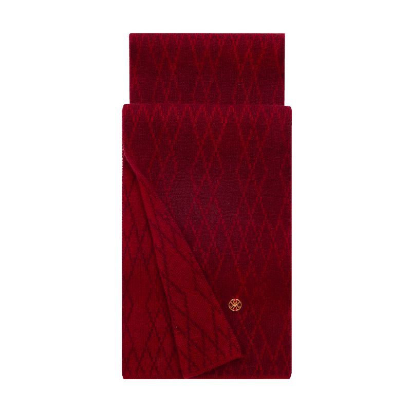 Wanshili WENSLI Pure Wool Scarf for Women, Gift for Elders, Warm Scarf, Holiday Gift Box Set, Interwoven Time And Space