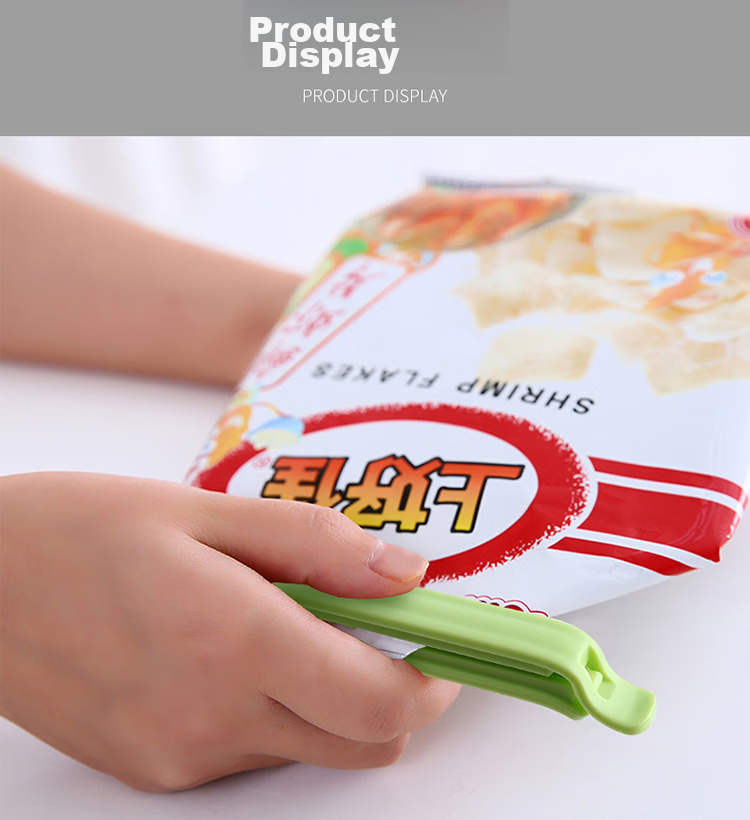 CHAHUA Food Sealing Clips, Food Sealing Clips, Moisture-Proof Clips, Large Size 3, Medium Size 4, Small Size 5, Combination Pack 8