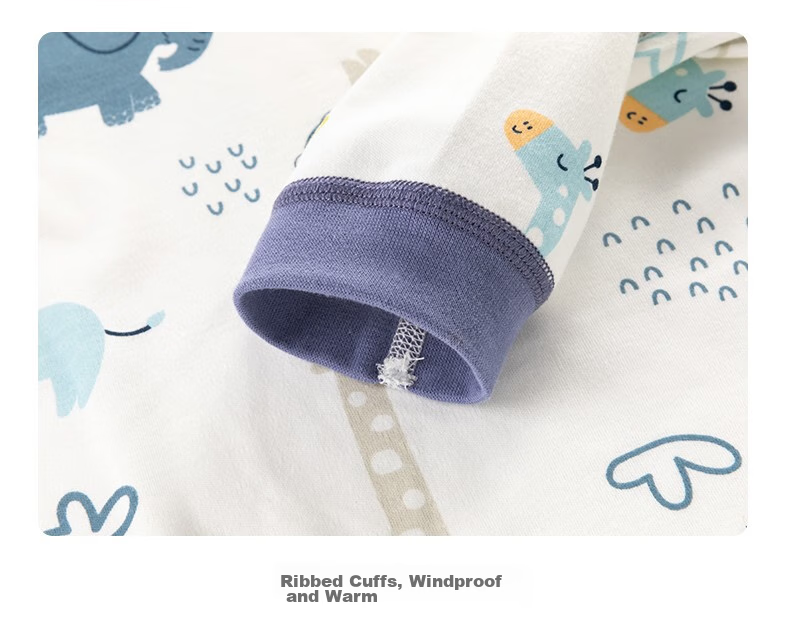 Huanxixiaoxiong 6 Months - 3 Years Old Baby Boy Autumn Underwear Set, Infant Spring And Autumn All-Cotton Class A Separate Girls Autumn Top And Pants Set 5