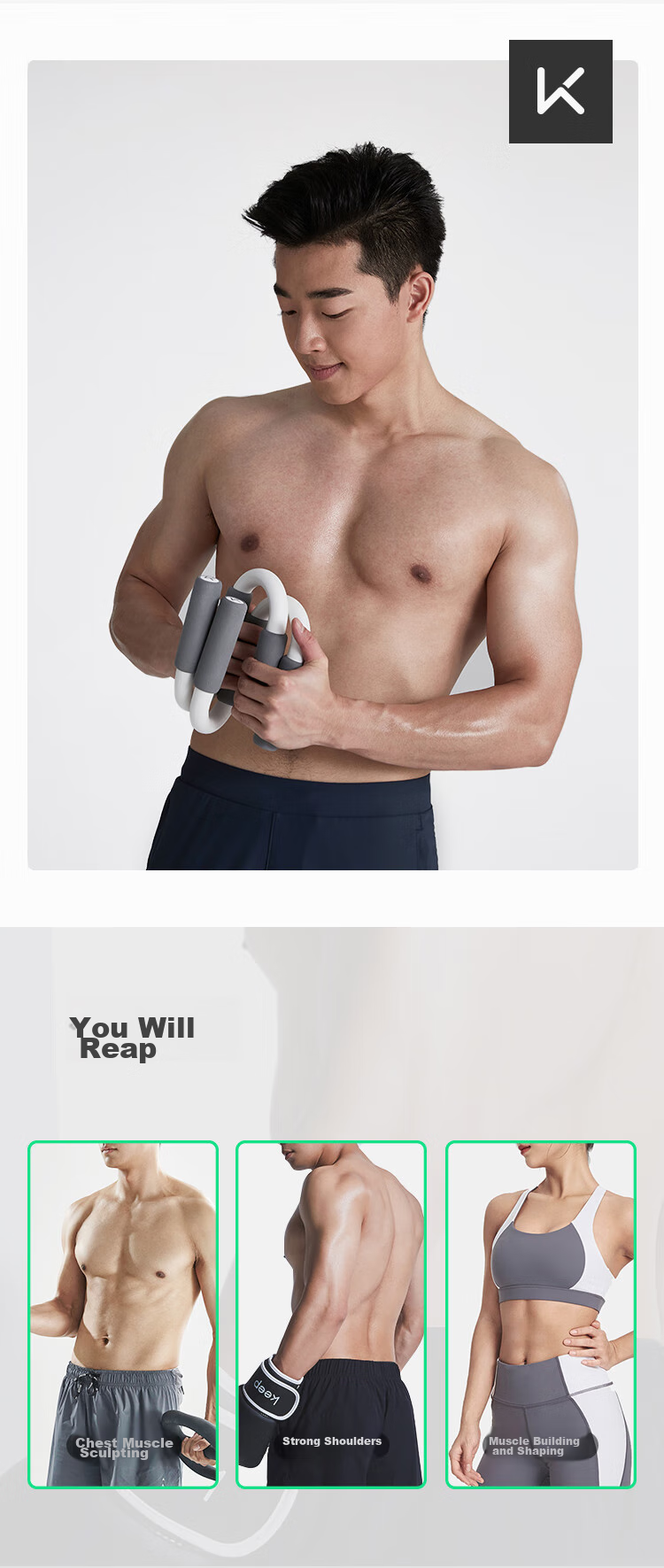 Keep S-Shaped Push-Up Stand, Fitness Abdominal Muscle Shaping, Male Chest Muscle Exercise, Home Training 3