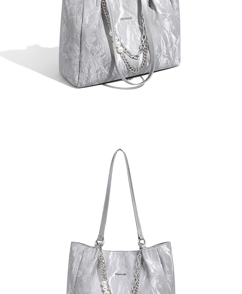 C.BANNER Leather Handbag, Women's Tote Bag, Large Capacity Shoulder Bag, Underarm Bag, Brand Birthday Gift for Girlfriend on May 20 6