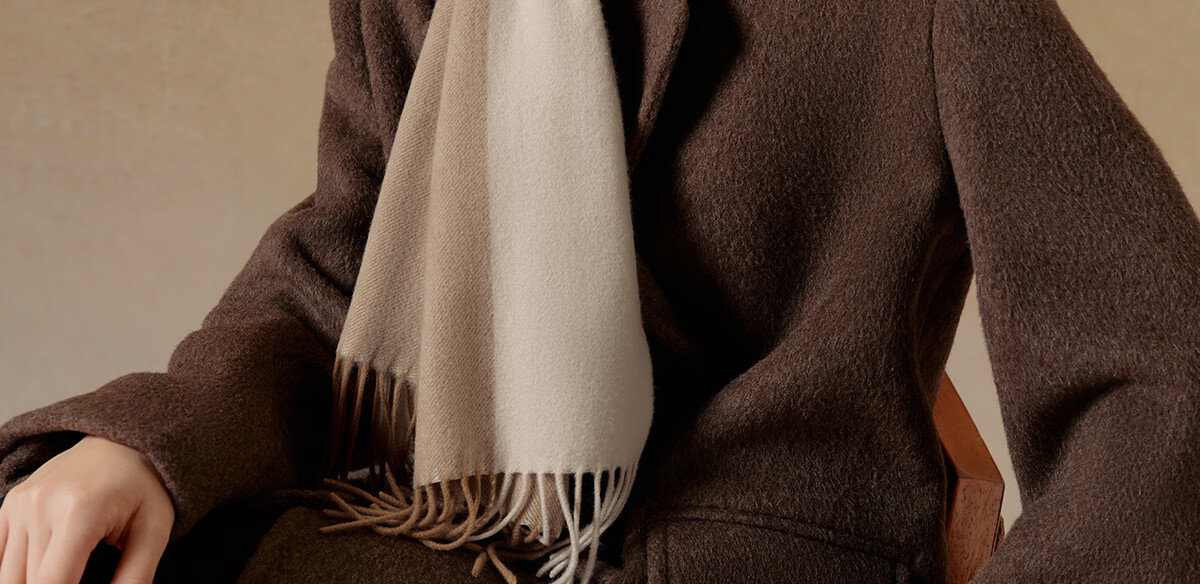 Wanshili Cashmere Scarf, Autumn And Winter Warm Neck Warmer, Fashionable Shawl for Men And Women, Gift for New Year And Holiday Season, Gift Box - Fenghua Ji 16