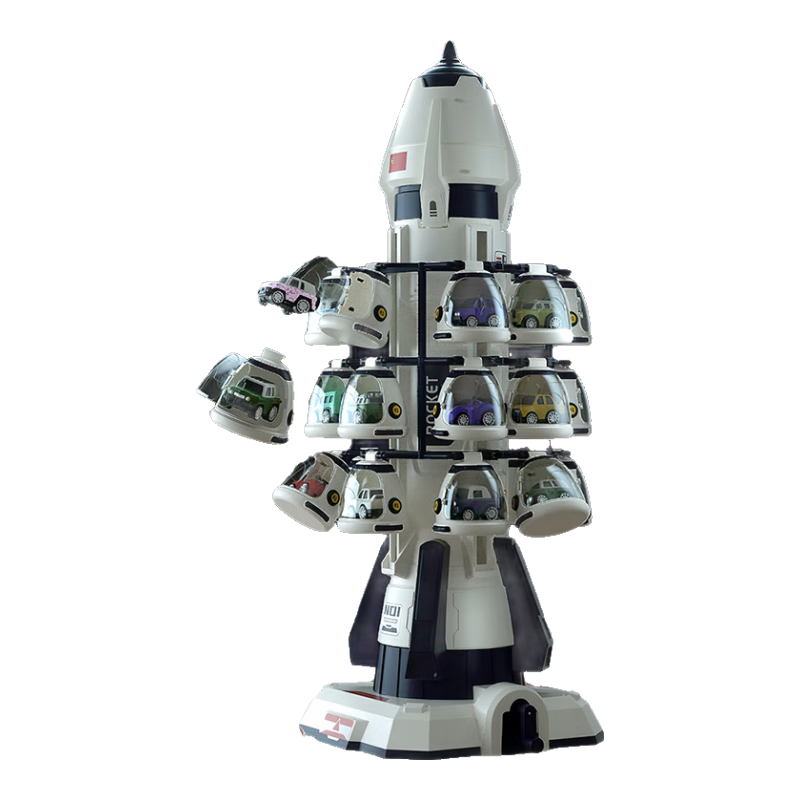 Mabaozibao Rocket Toy, Children's Alloy Car, Boys 3-6 Years Old, 2 Space Aviation Models, Educational Toy, Baby Birthday Gift