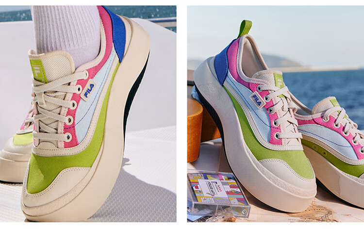 FILAFILA Official Women's Modern Fashion Retro Canvas Casual Shoes 21