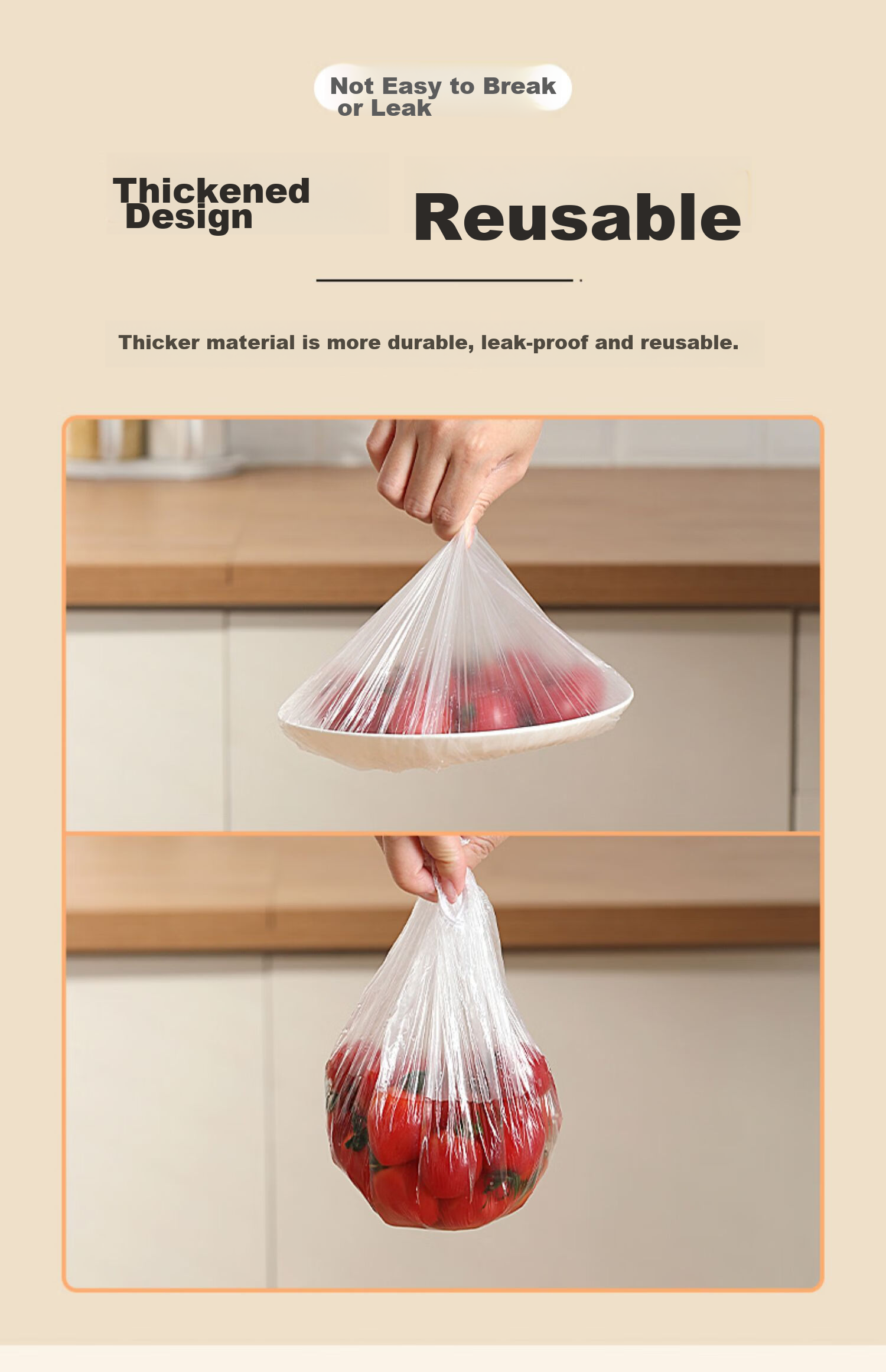 CHAHUA Food Wrap Set of 100, Elastic Edge Universal, Food-Grade Disposable, Self-Sealing Dust-Proof Shower Cap Style 6