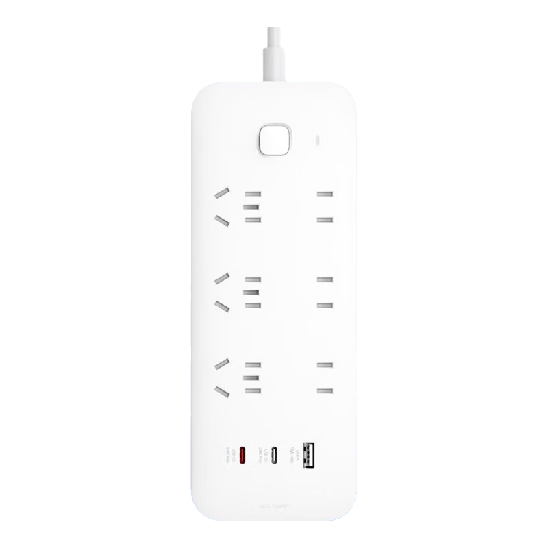 MI MI 67W GaN PD Fast Charging Type-C+USB Power Strip/Extension Cord/Socket/Power Board/Desk Charger Suitable for MI Band 17/Wristwatch/Redmi K90
