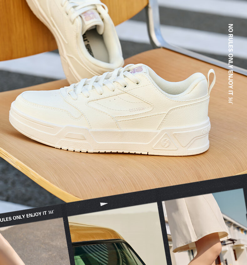 361° Women's Sneakers Soda 3 Spring And Summer Couple Retro Thick-Soled Casual Skateboard Shoes for Women 682516615-4 47
