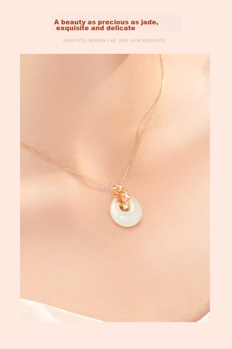Zhenshangyin Chinese Gold Eight Treasures Compass Silver Necklace for Women, 2026 New Mid-Autumn Festival Birthday Gift for Wife, Sparkling Zirconium S925 10