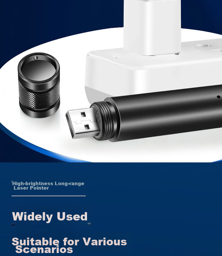 SHENYU High-Power Laser Pointer, Green Light, Long-Range, High-Brightness, Rechargeable, for Outdoor Sales, Sand Table, Teaching Pointer, Laser Pen V97 4