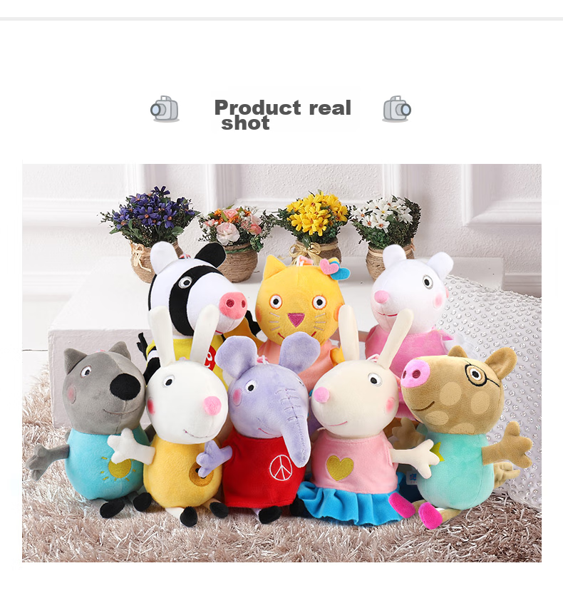 Xiaozhupeiqi Toy Plush Doll, Little Lamb Suzi Stuffed Animal, Children's Backpack Pendant, Birthday Gift for Kids over Three Years Old 14