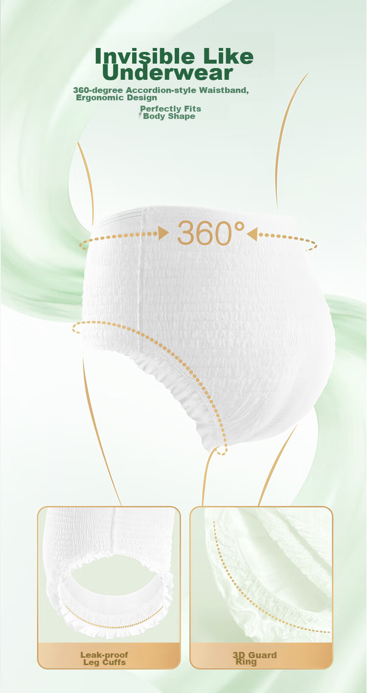 Depend Adult Pull-Up Diapers, M Size, 54 Pieces, Waist Circumference 80-105cm, Elderly Incontinence Underwear, for Going Out, Thickened And Leak-Proof 5