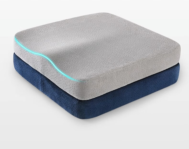 Ali Ergonomic Memory Foam Office Seat Cushion, Hemorrhoid Pad, Chair Pad, Long-Sitting Aid, Student Butt Pad, Gray 2