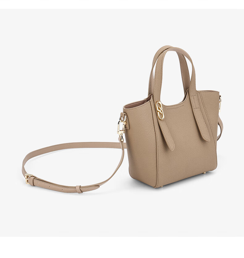 HONGU Women's Leather Handbag, Shoulder Bag, Commuter Basket Bag, Crossbody Bucket Bag, Birthday Gift for Girlfriend 11