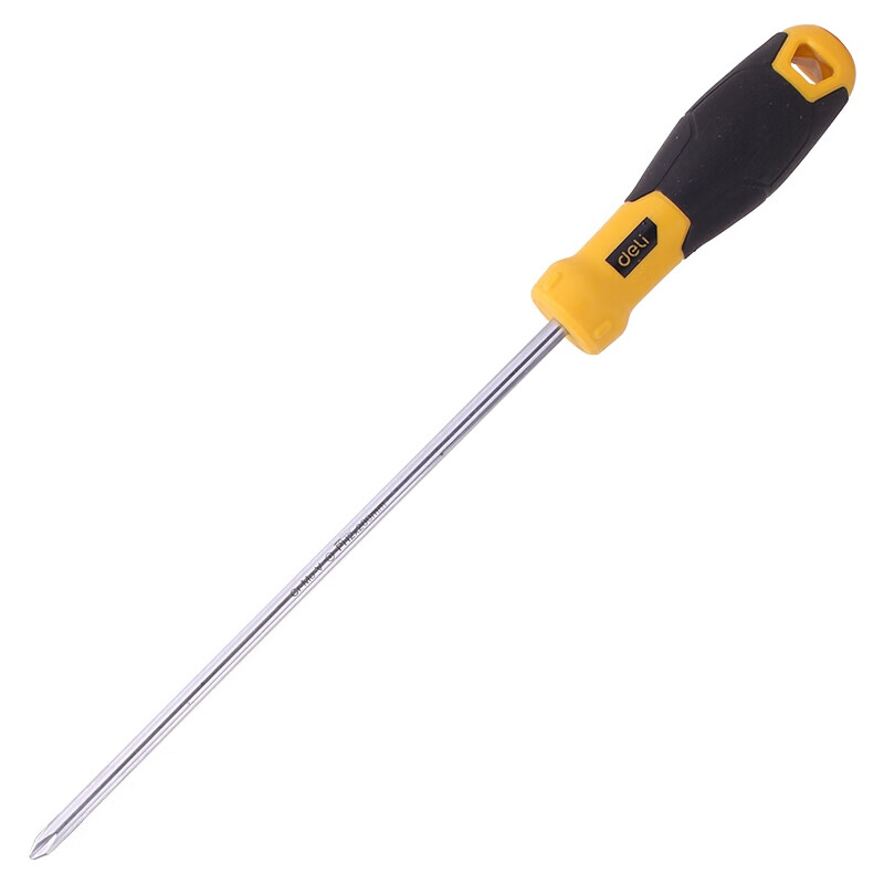 Deli Tool Torpedo Handle Phillips Screwdriver SUP11 (Yellow) PH2x200mm DL636200