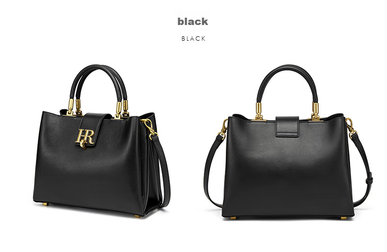 HR Handbag, Women's Bag, Meilade Top-Grain Leather Tote Bag, Work Commute Crossbody Bag, Birthday Gift for Wome 16