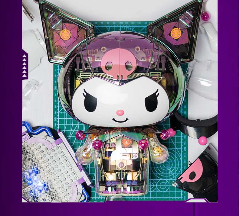 TOP TOY Sanrio Hello Kitty Pink Wish Castle Building Blocks Toy Girls Children's Day Gift 7