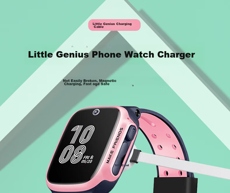 ESCASE Smartwatch Charger Compatible with Q1R/Q1A/Q2A/D2/D3/Z2Y/Z2S/Z3/Z3D/Z5/Z5Q/Z5AQ/Z5Q/Z5Pro/Z6 Models 1