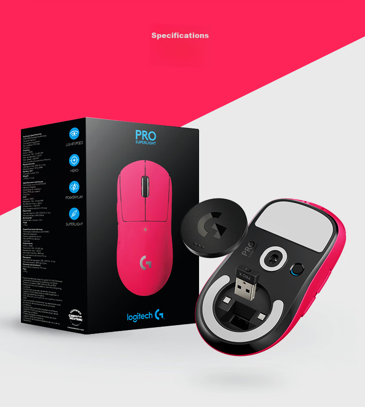 G GPW3 Dog Poo King Third Generation Gpw Wireless Gaming Mouse Professional Esports Hand-Shaped GPW2 Upgraded Version Triangular/Valorant Pink [All-Net Bestseller] 6