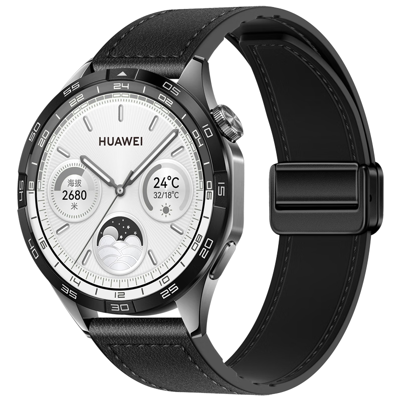 Xiaopijiang Leather Watch Strap Compatible with Huawei Watch GT6/GT5Pro/GT4/GT3Pro/GT2, Suitable for Huawei Watch5/Watch4/4Pro/Watch3