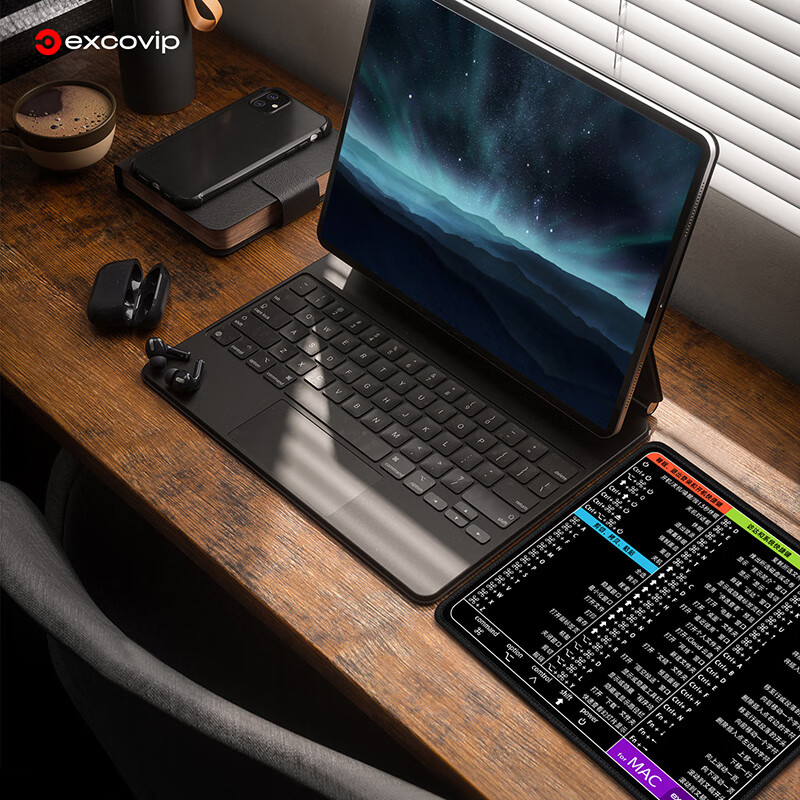 EXCO Extra Large Quick Access Mouse Pad for Office, Word, Computer CDR, Long Table Cloth, PS Complete Set, Excel Border PPT Keyboard 8344 6
