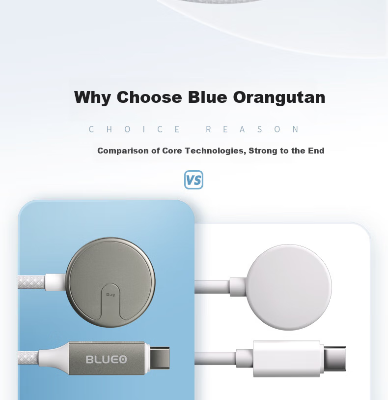 Lanxingxiansheng Compatible with Apple Watch Charger, Apple Watch/4th Generation Noise-Cancelling Earphones Magnetic Wireless Charging Safe Fast Charging Magnetic Base 3