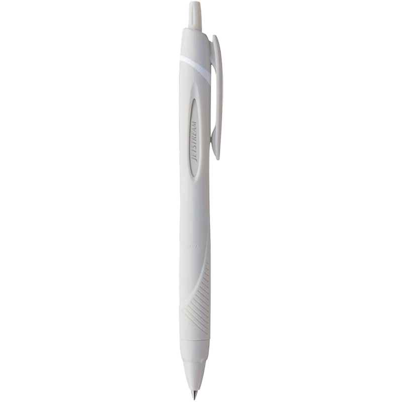 Uni Mitsubishi JETSTREAM Series Retractable SXN-150 Bullet Tip Push-Button Ballpoint Pen for Students And Office Use, Medium Oil Pen 0.5mm Light Gray Barrel