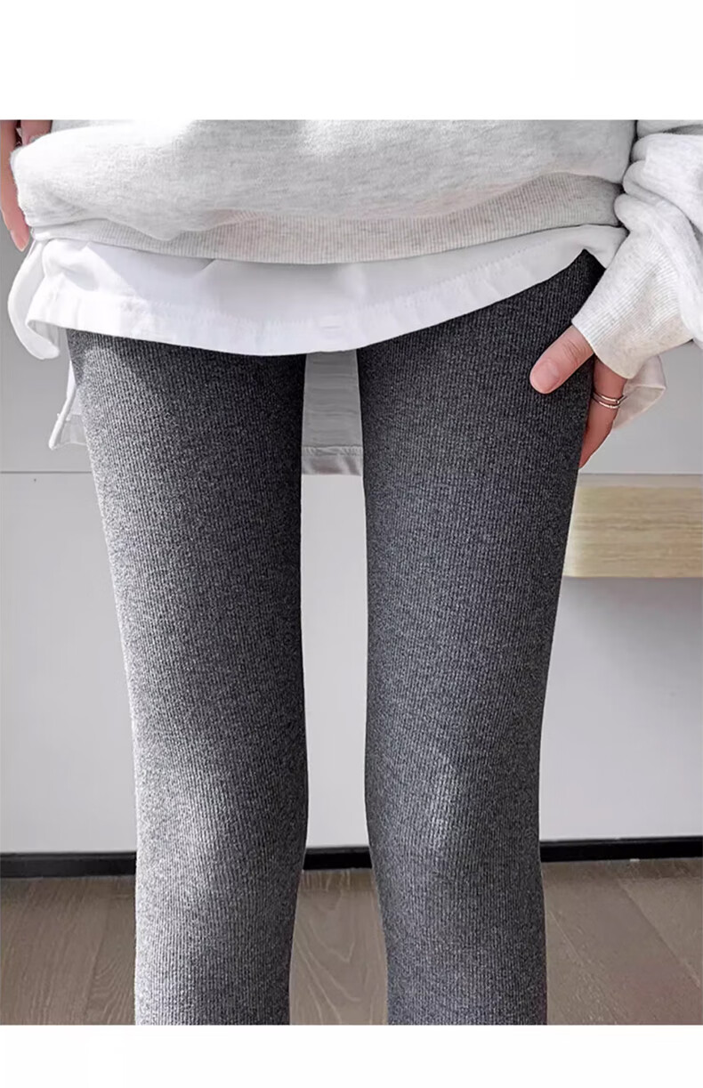 LangSha Leggings for Women, Spring And Autumn Style, High-Waisted Slimming Cotton Pants, Tight-Fitting Tights, Black Skinny Pants, Autumn Pants 20