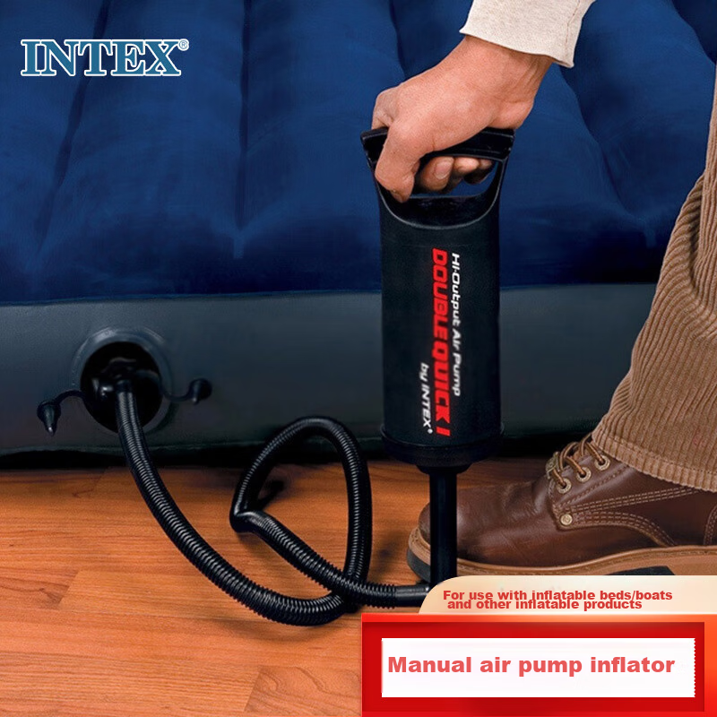 INTEX Manual Inflator Pump, Inflatable Bed Boat Children's Toy And Other Inflatable Products Dedicated Air Pump, Air Compressor 68612