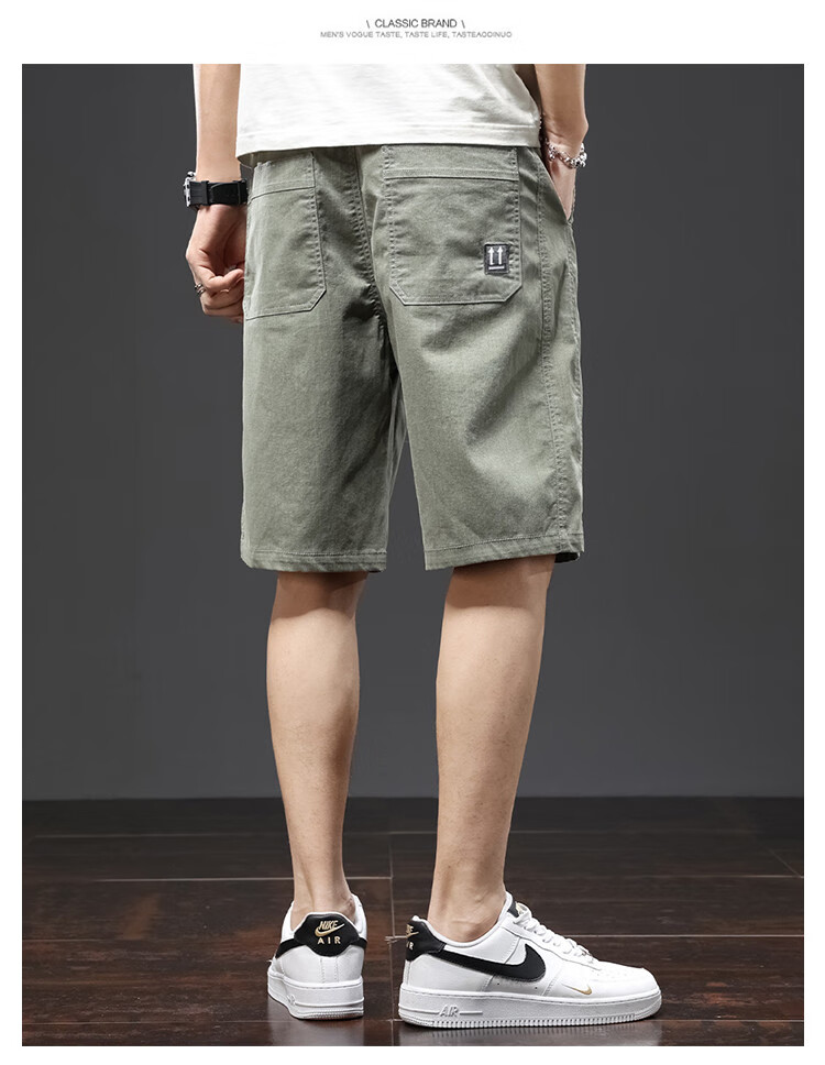 Zengzhi Summer Lightweight Men's Casual Shorts 2026 New Cargo Five-Point Straight-Leg Mid-Length Pants for Men 22