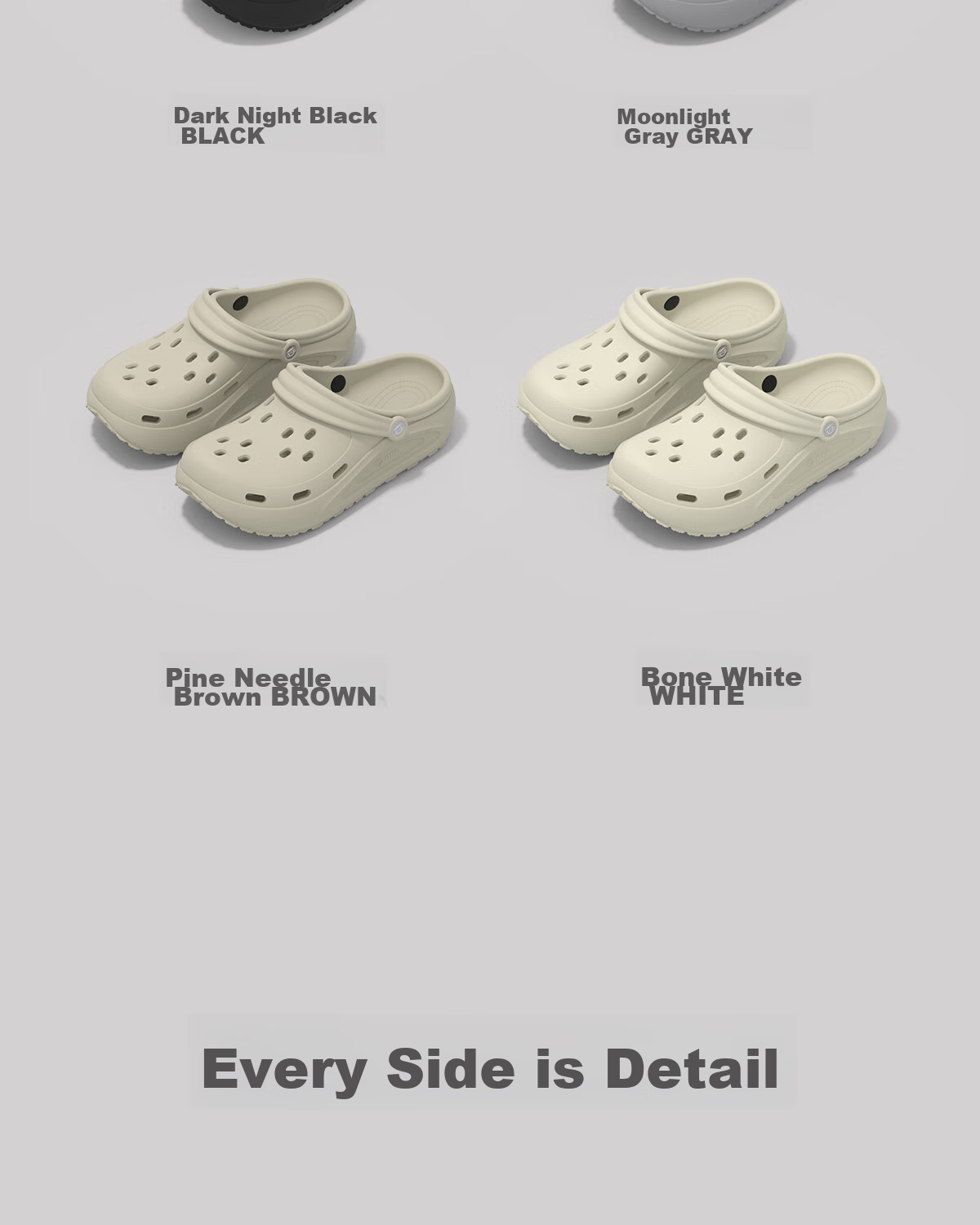 Paul Frank Men's Perforated Shoes, Soft Sole, Closed-Toe, Home Casual Slippers, Outdoor Sandals, Beach Shoes, Black, Size 42-43 12