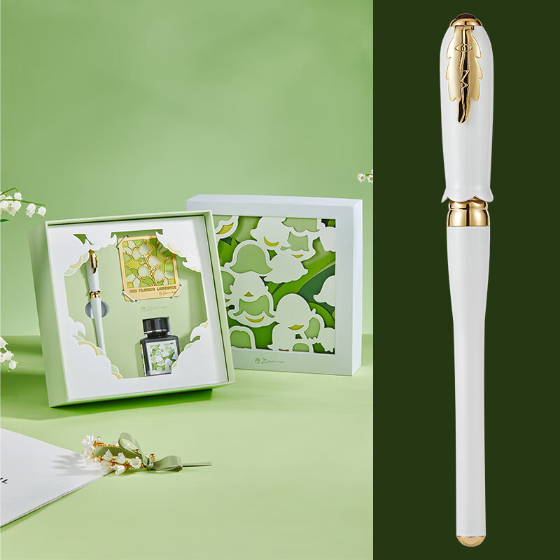 PIMIO Picasso Women's Fountain Pen High-Value Gift Box T32 Yulong Daily Office Writing Signature Practice Pen 0.35EF Fine Nib