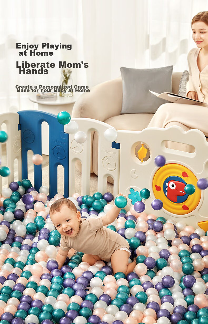 Babycare Ocean Ball Indoor Home Bouncy Pool, Baby Infant Child Chewable Ball Pit, Sainuo Ocean Balls, 50 Pieces 2