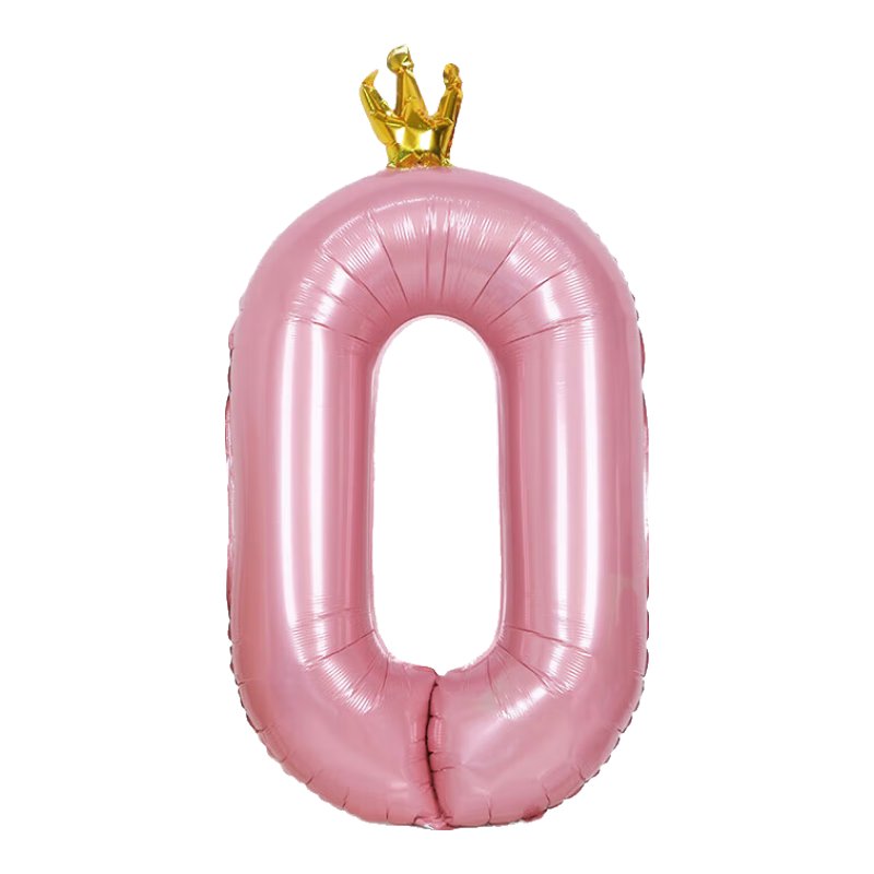 Duomeiyi Birthday Scene Decoration, Girl's Number Birthday Balloon Props, Atmosphere Setup, Children's Party Decorations, Pink 0