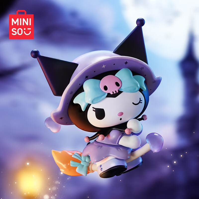MINISO Sanrio Magic Story Blind Box Kuromi Figurine, Toy Accessories, Desktop Decoration, Birthday Gift for Wome