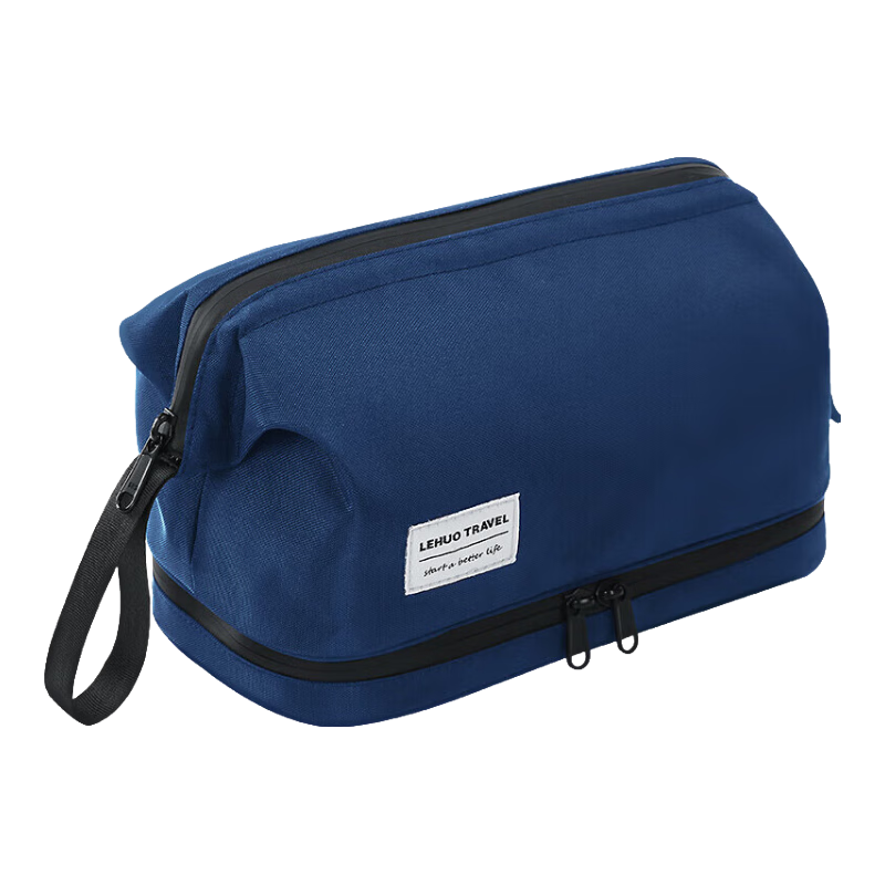 Lehuolvxing Men's Toiletry Bag, Business Travel Makeup Skincare Travel Wash Brush Dressing Bag for Women, Swimming Fitness Large Size Wash Brush Storage Pouch for Me