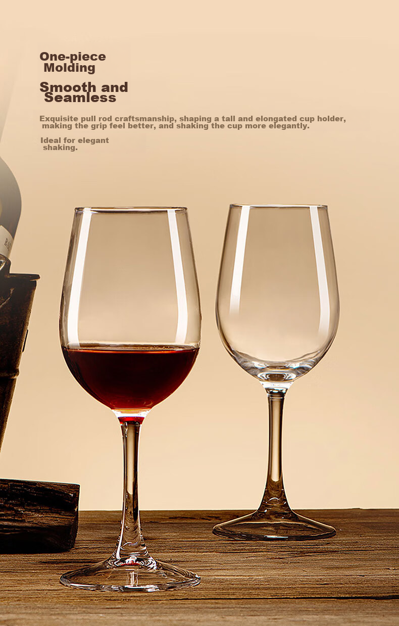 CLITON Wine Glasses for Home Use, Bordeaux Red Wine Glasses, Glass Cups for Wine And Liquor, Bar Set of 2 5