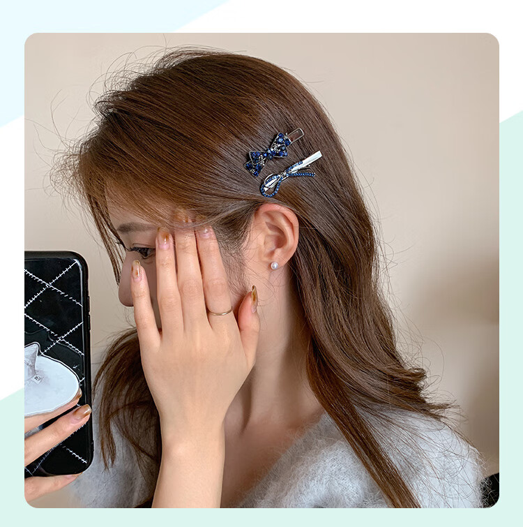 CHIMERA 2 Butterfly Hair Clips, Bangs Clips for Women, Side Clips, Flyaway Hair Clips, Hair Pins, Birthday Gift for Girls 8