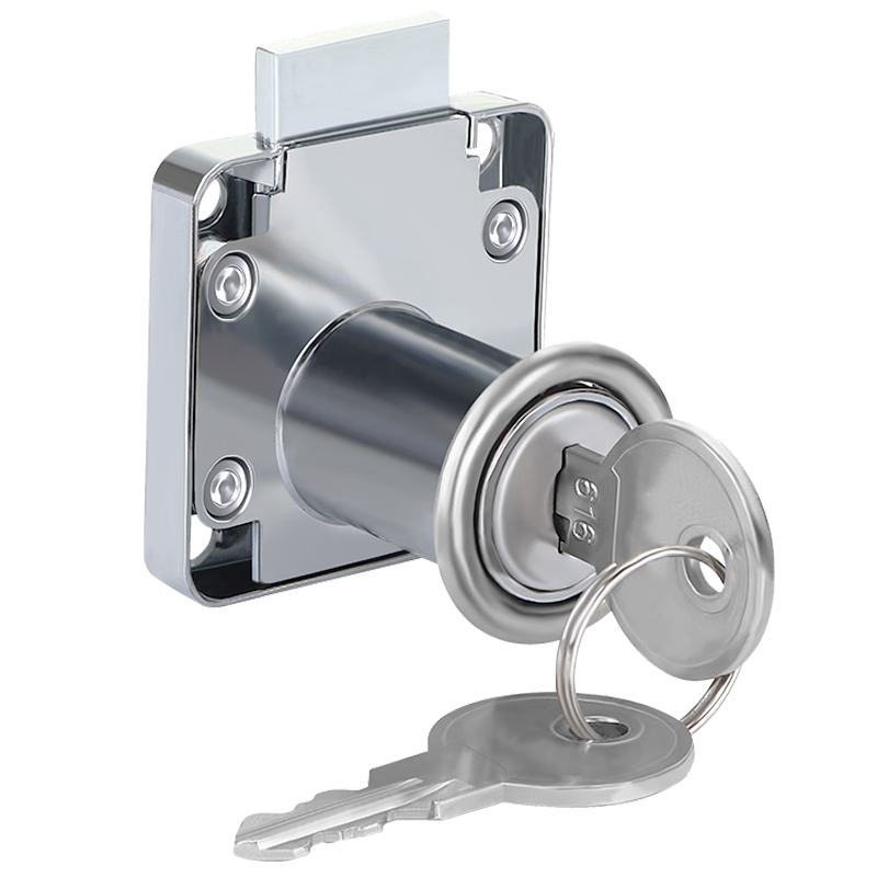 Chugong Office Desk Drawer Lock, File Cabinet Lock, Wardrobe Drawer Lock, Cabinet Door Lock, Furniture Lock for Cabinets, 136-22 3