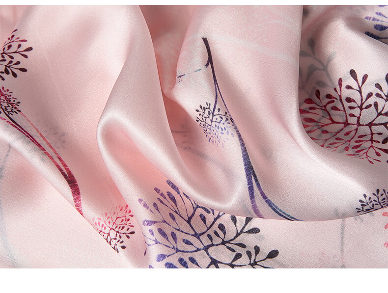 Hangsifu Silk Mulberry Silk Suzhou Embroidery Scarf, Flower Pattern Gift Box, Shawl, Outer Wear, Birthday Gift for Mom, High-End Mid-Autumn Festival Present 36