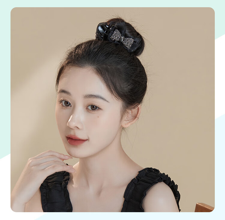 CHIMERA Large Internet-Famous Shark Clip Hair Accessory, Bow Claw Clip, Back of Head Hairpin, Hair Barrette for Women, Mid-Autumn Festival Gift 11