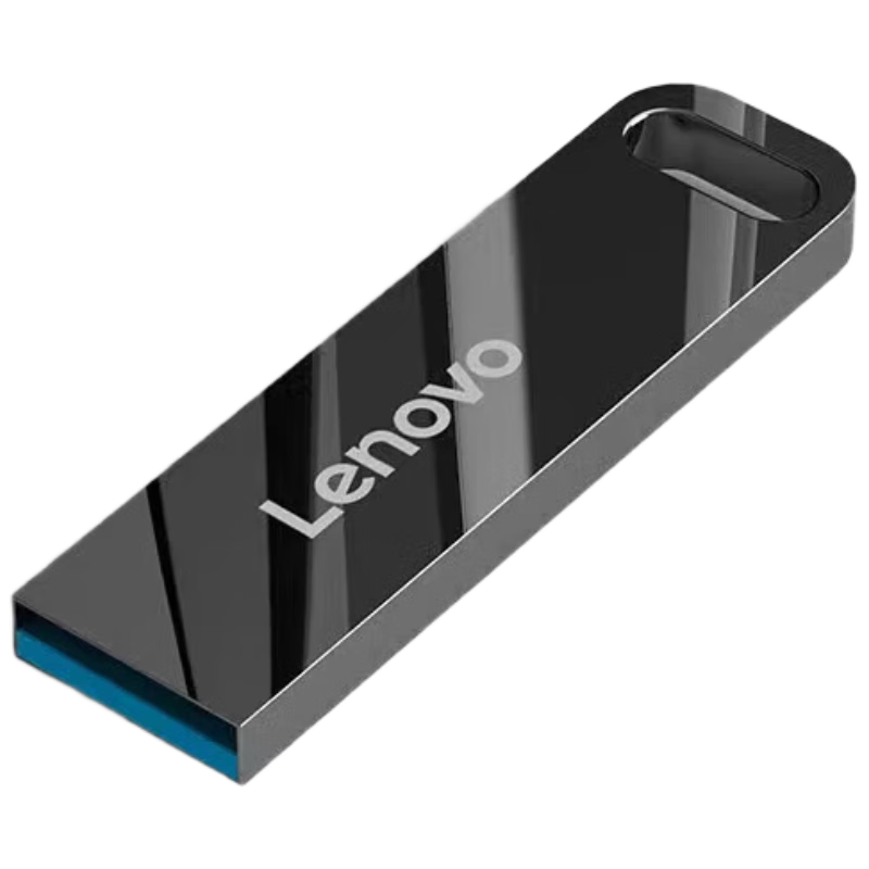Lenovo 256GB USB3.2 Flash Drive, SX1 Speed Core Series, Gunmetal Color, Durable Metal Design, Essential for Business And Office Use
