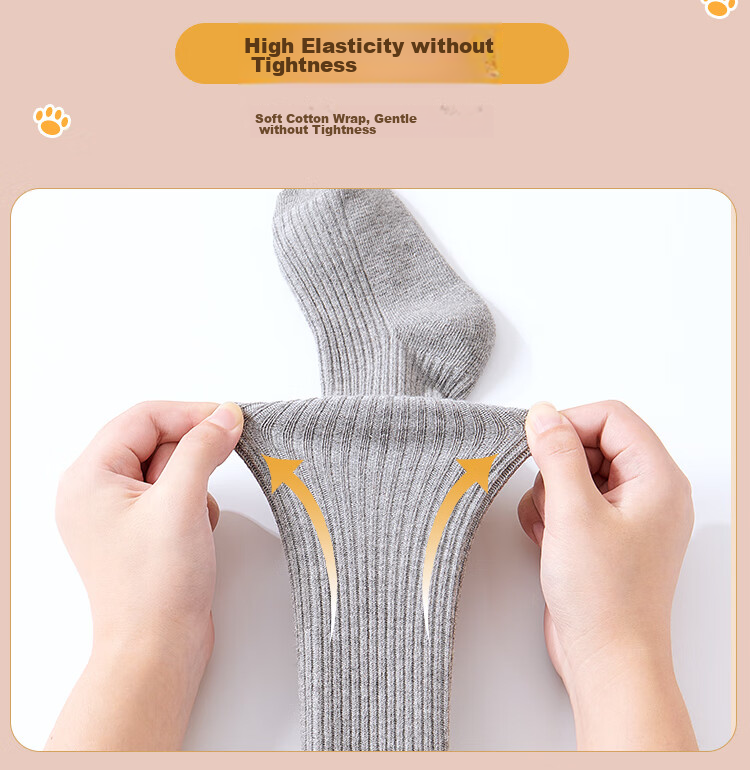 LangSha Children's Leggings, Girls' Thin Spring And Autumn Socks, Big Kids' Pantyhose, Versatile Dance Socks for Girls 8